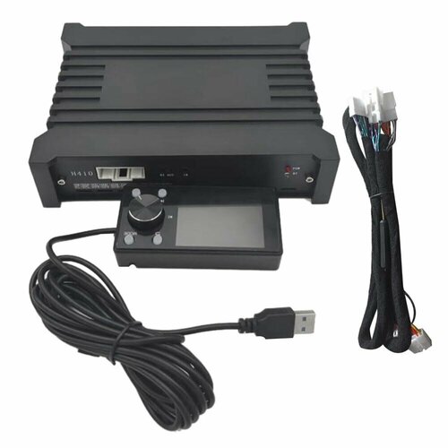 Усилитель мощности DSP для автомобиля 31-канальный с многофункциональным экраном черный 8699₽