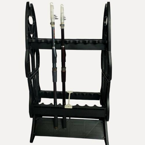 Изображение товара Стеллаж для хранения удочек и спиннингов, подставка для удочек (на 16 шт)