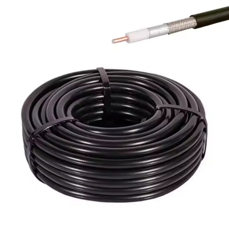 Кабель LMR400 RF Коаксиальный косичка с низкими потерями RF Коаксиальный кабель Перемычка Провод 50 Ом 50-7 LMR-400, 20M