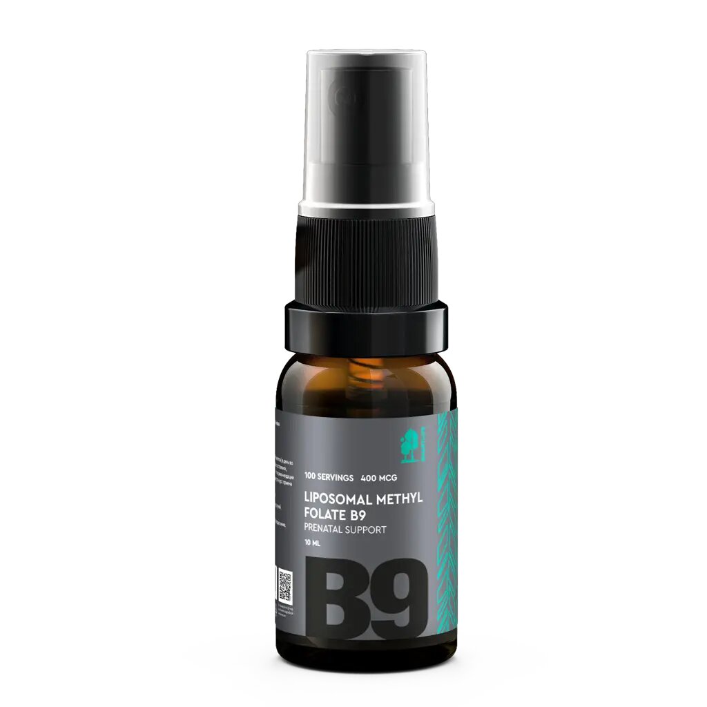 СмартЛайф Липосомальный метилфолат В9 Поддержка беременных / SmartLife Liposomal Methyl Folate B9, Prenatal Support спрей-дозатор 100 порций 10 мл 10 мл 1 шт