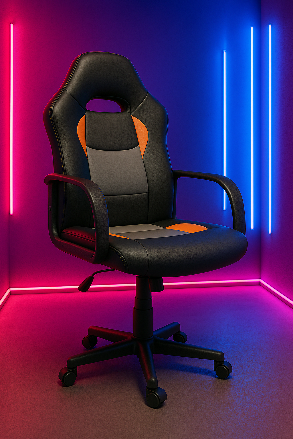 Кресло OUTRIDER игровое из экокожи с регулировкой высоты