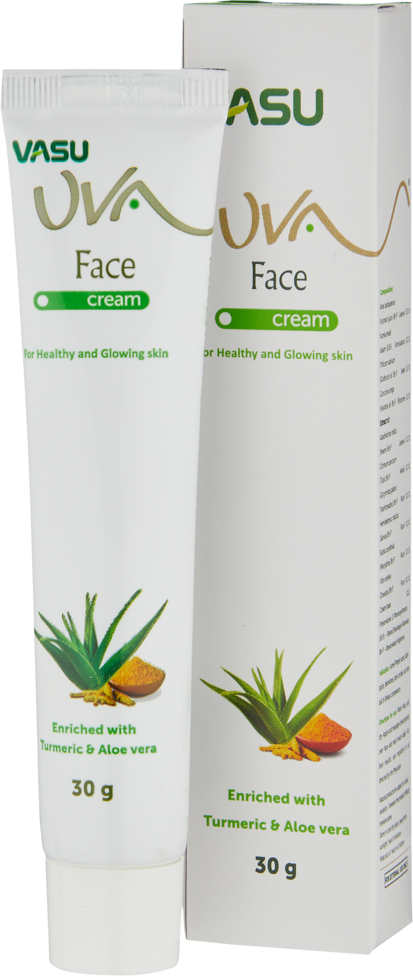 Крем для лица VASU "UVA" Face Cream 30 g, против акне и постакне — фото 1