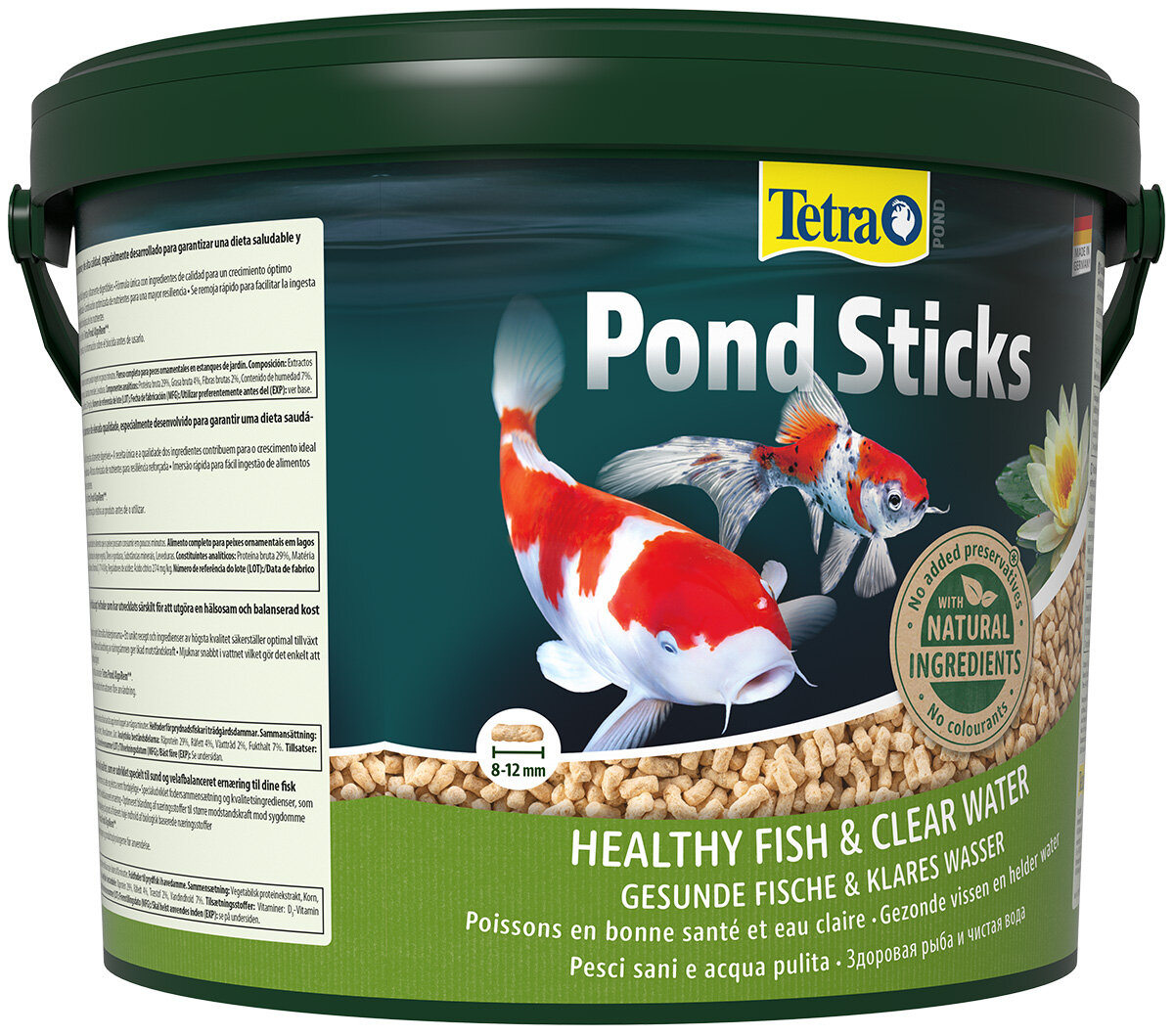 TETRA POND STICKS - Тетра корм-гранулы для прудовых рыб (10 л)