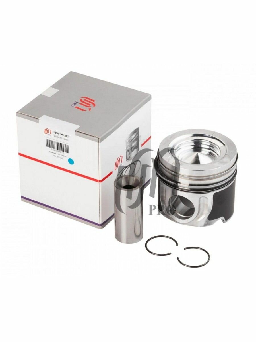 Поршень 0.50 с кольцами с масляной галереей для а/м HYUNDAI Porter, Starex; KIA Bongo, United Motors PC1299050
