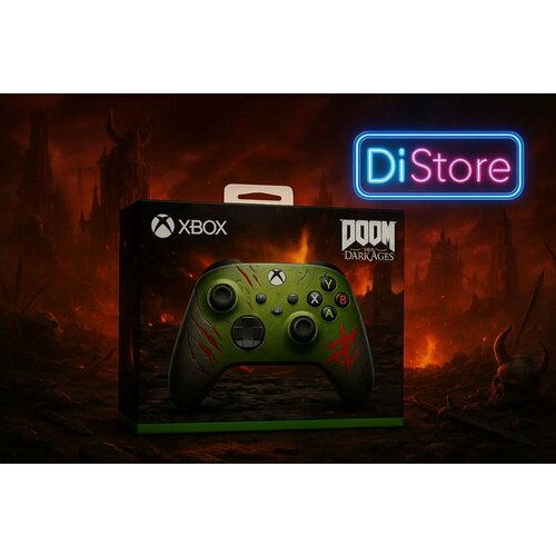 Беспроводной геймпад Xbox Wireless Controller DOOM The Dark Ages Limited Edition