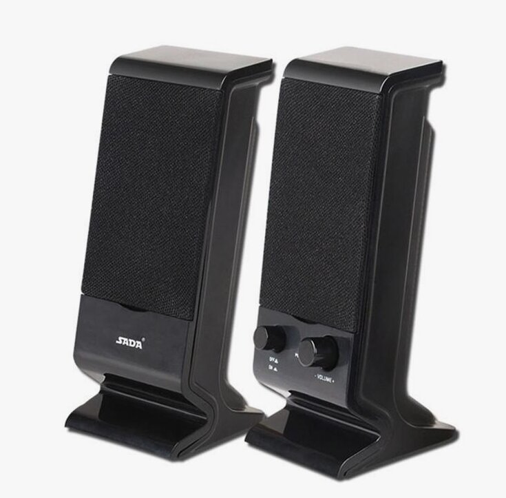 Колонки компьютерные проводные SADA 6W 2в1 разъем Mini jack 3'5 — фото 1