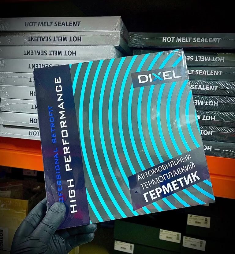 Герметик для фар DIXEL HOT черный / Герметик для оптик — фото 1