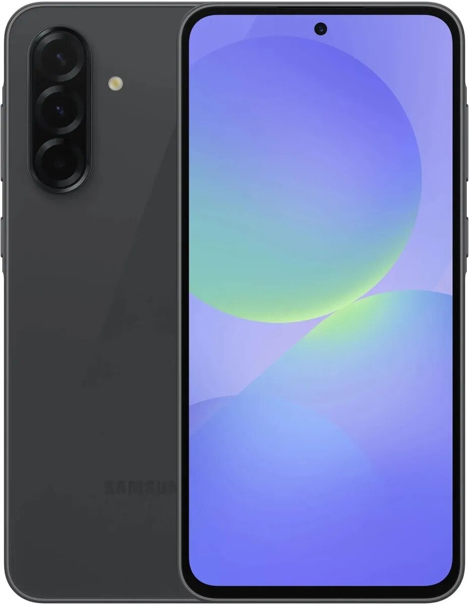 Смартфон Samsung SM-A366E Galaxy A36 5G 256Gb 8Gb черный моноблок 3G 4G 2Sim 6.7 1080x2340 Android 15 50Mpix 802.11 a/b/g/n/ac/ax NFC GPS GSM900/1800 GSM1900 TouchSc Protect