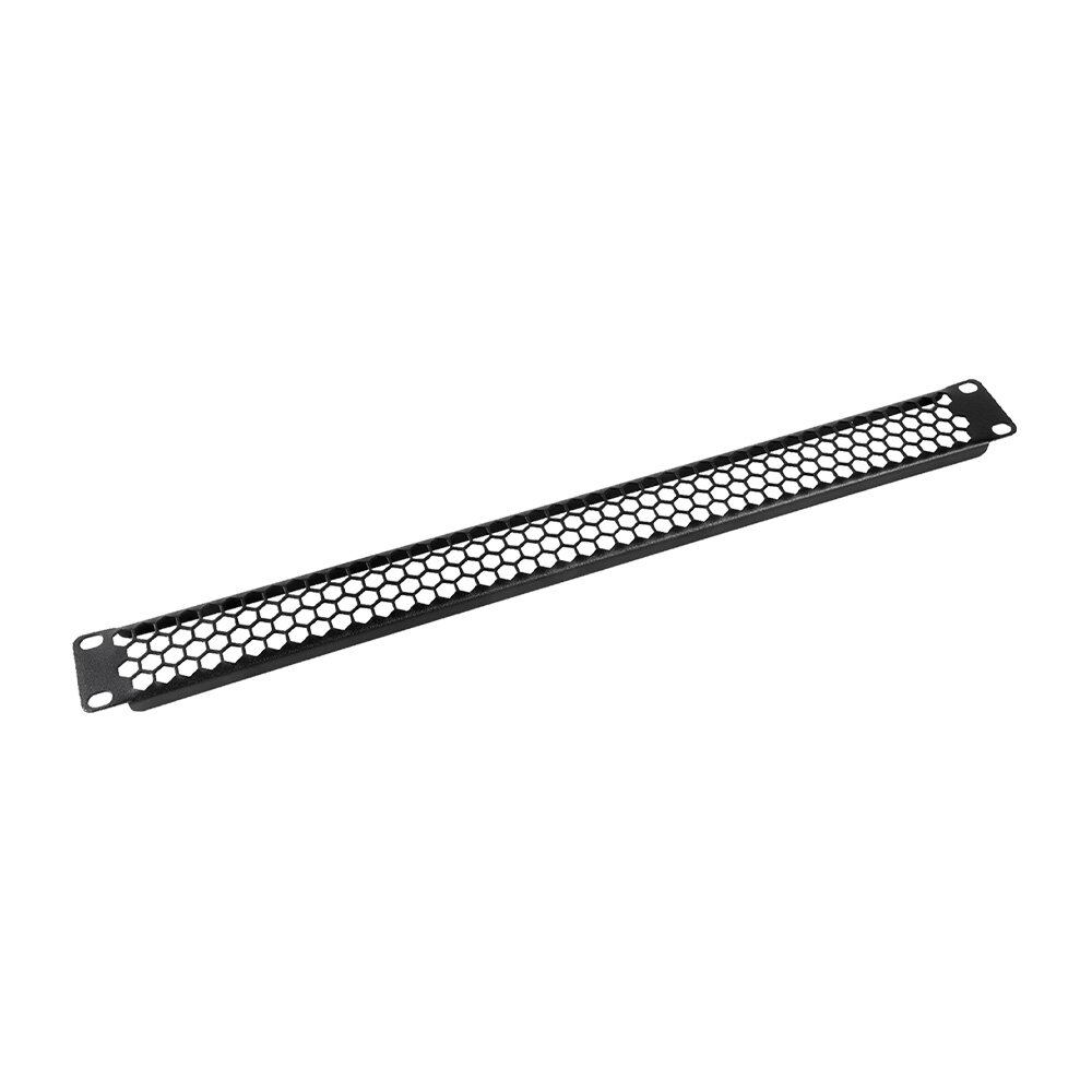ЦМО ФП-1.4-9005 Фальшпанель Фальшпанель в шкаф 19" 1U перфорированная
