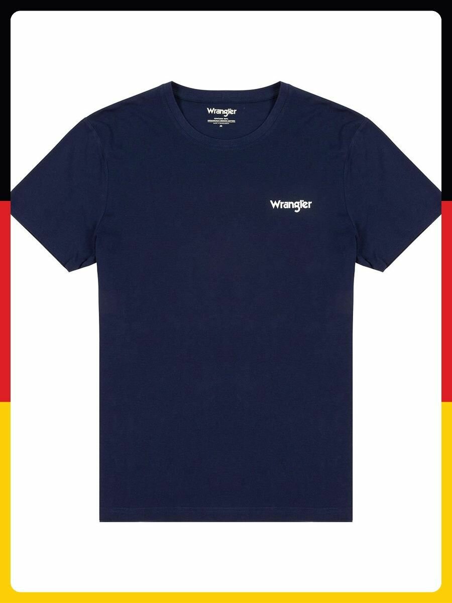 Футболка спортивная Wrangler, размер .3XL, синий
