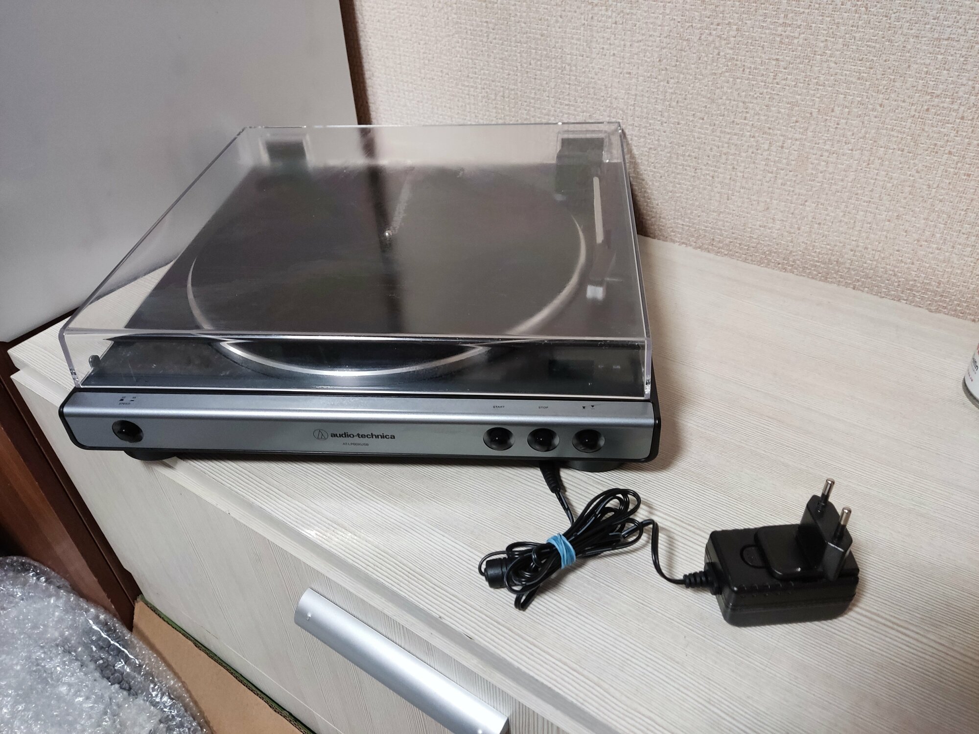 Виниловый проигрыватель Audio-Technica AT-LP60XUSB black