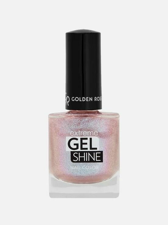 Гель-лак для ногтей Golden Rose Extreme Gel Shine Glitter, 10,2мл, Нежно-розовый