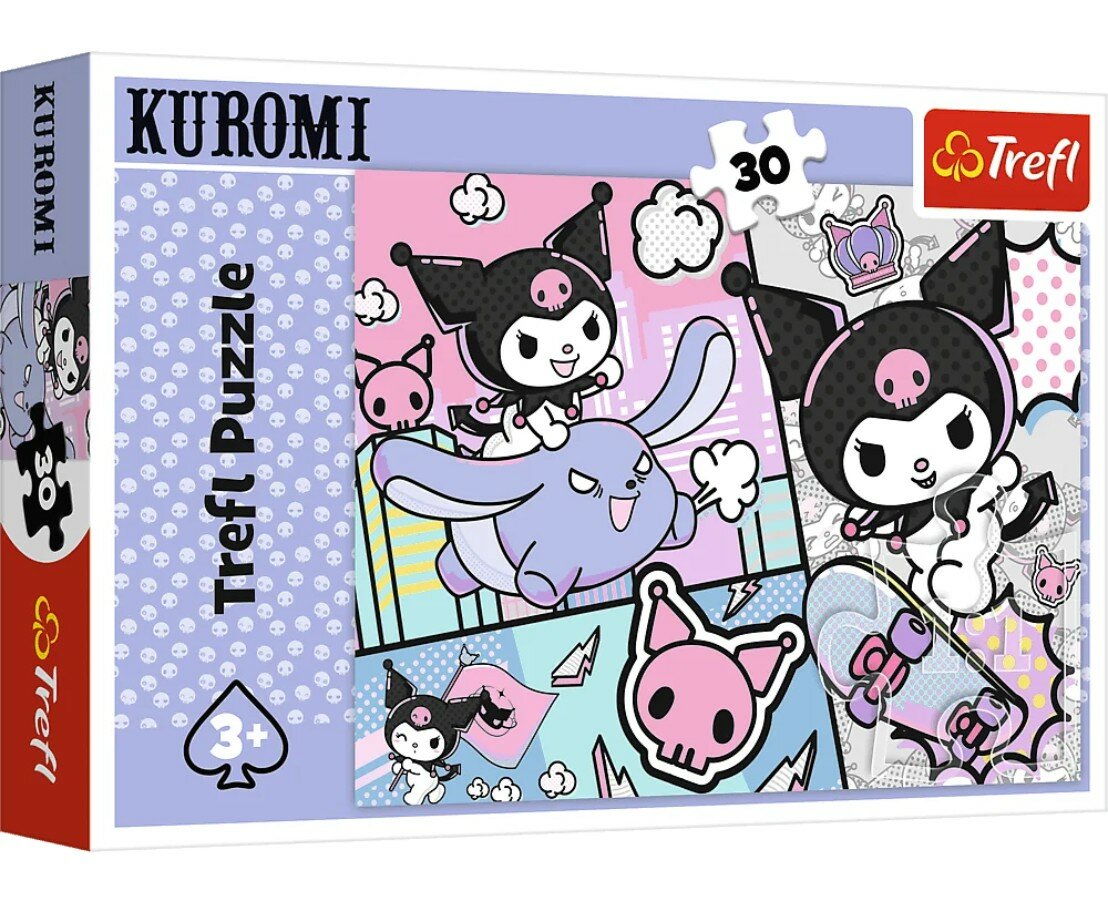 Пазл для детей Trefl 30 деталей, элементов: Веселье с Куроми