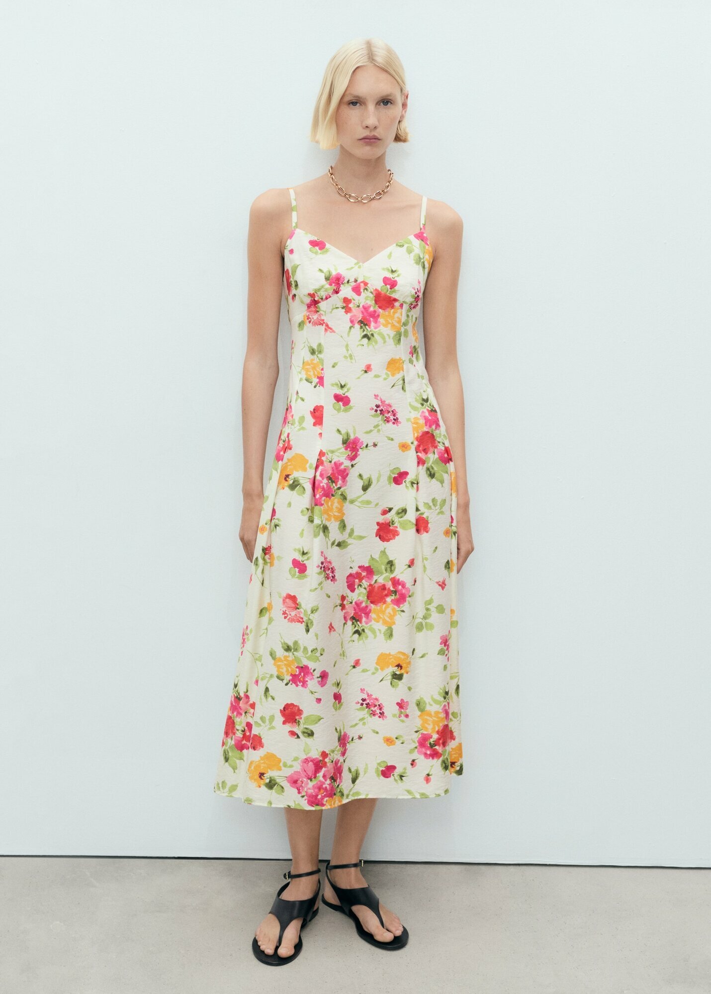 Платье MANGO Outlet BOUQUET