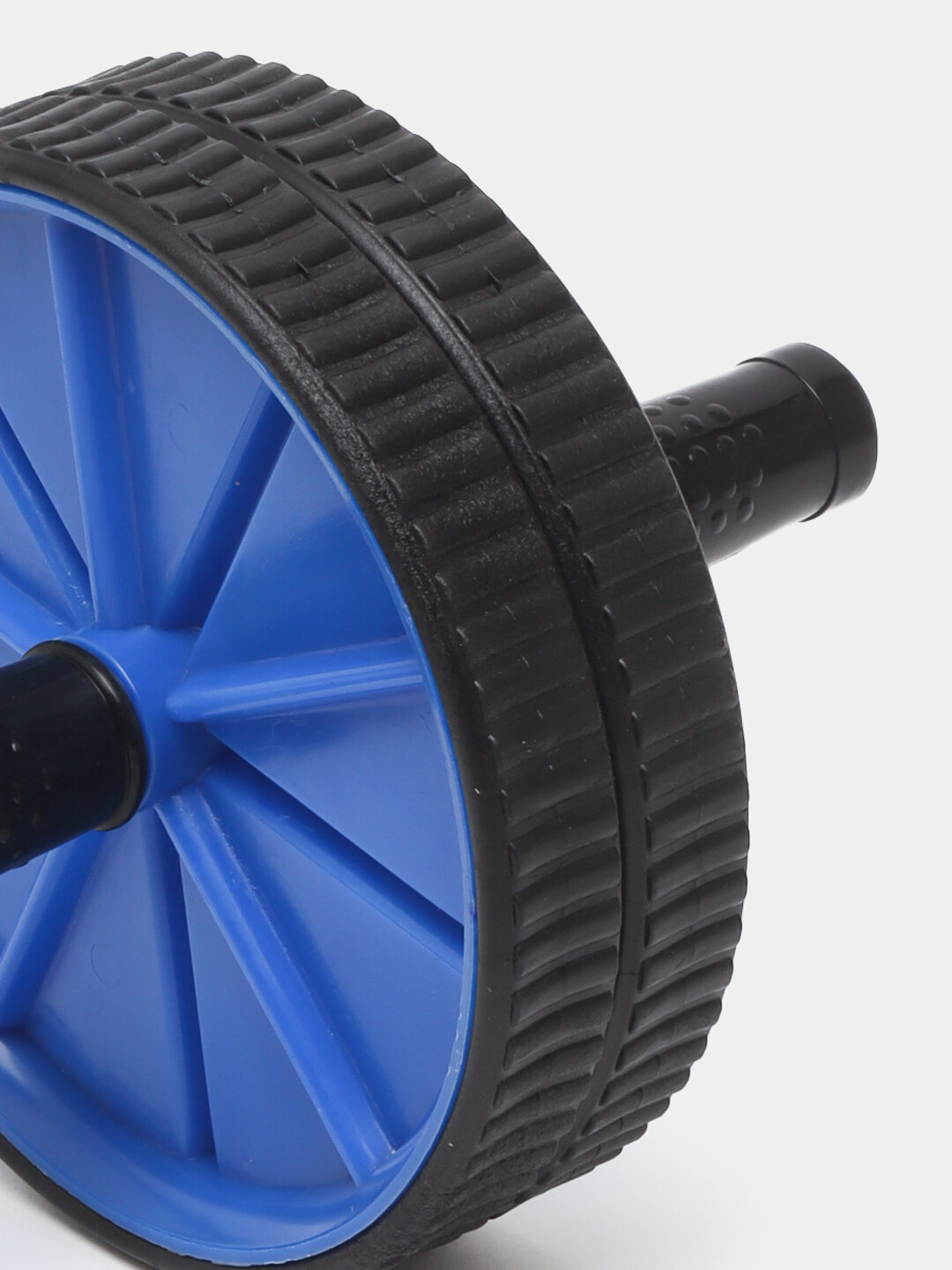 Ролик для пресса Ab Wheel, 1 колесо, противоскользящие ручки, пластик, резина — фото 1