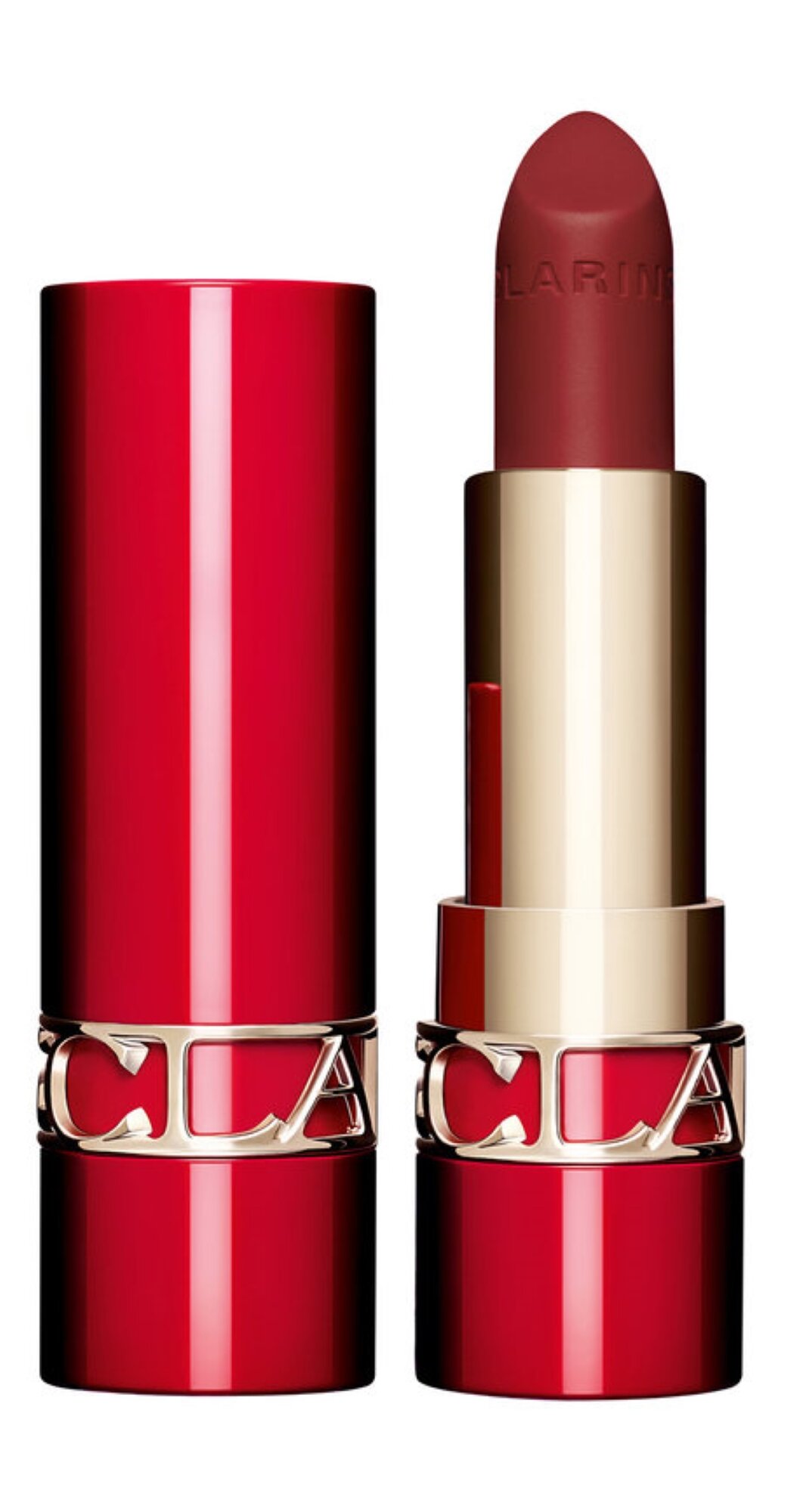 Clаrins "Jоli Rougе Velvеt Lipstick" губная пoмaдa c мaтовым эффектом, 781V red grapе