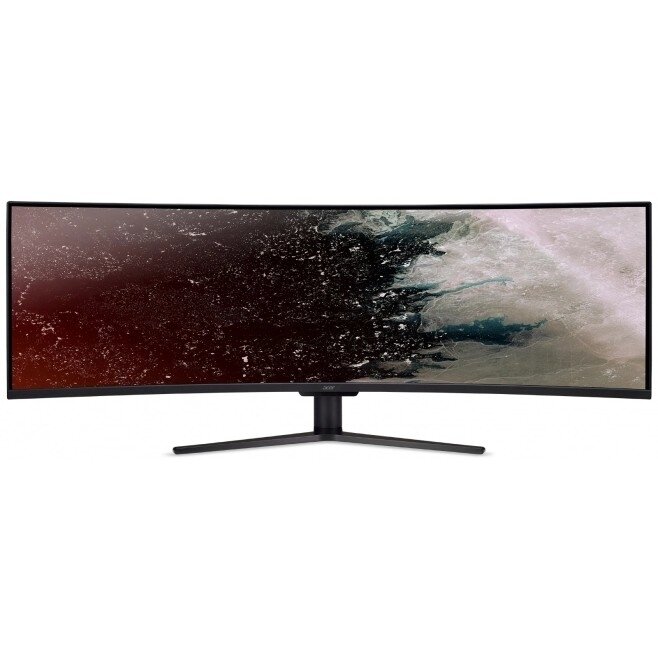 LCD Acer 49″ Nitro EI491CRSbmiiiphx {VA Curved 1800R 3840x1080 144Hz 4ms 400cd HDMI2.0 HDMI1.4 DisplayPort1.2 2x3W}