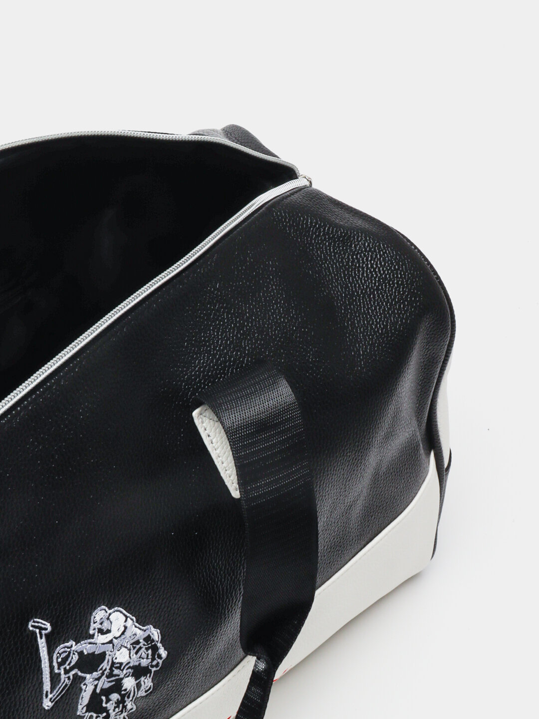 Сумка спортивная , 30 л, 23х27х53 см, ручная кладь, черный — фото 1