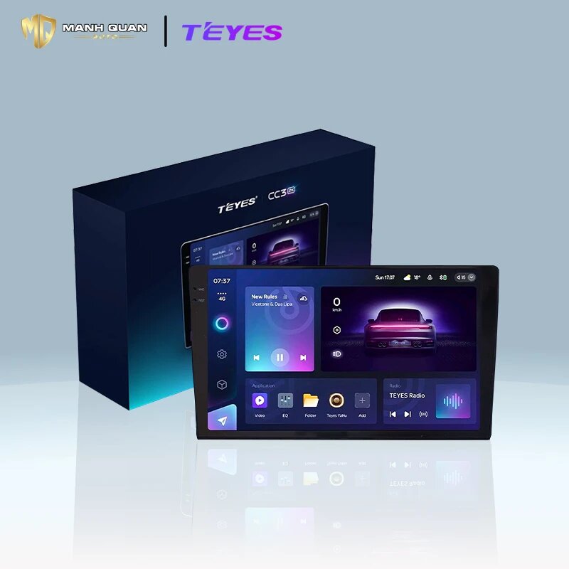 Автомонитор Teyes "CC3", на торпедо, диагональ 9,5",10.36", 2K разрешение, MP3-плеер — фото 1