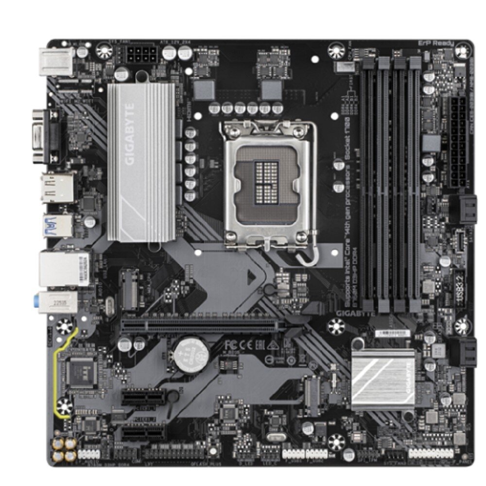 Материнская плата Gigabyte B760M D3HP DDR4 (Soc-1700, Intel B760, 4xDDR4 mATX, Ret)