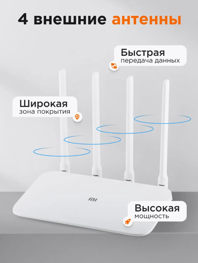 Диаграмма покрытия Wi-Fi роутера Xiaomi в трехкомнатной квартире