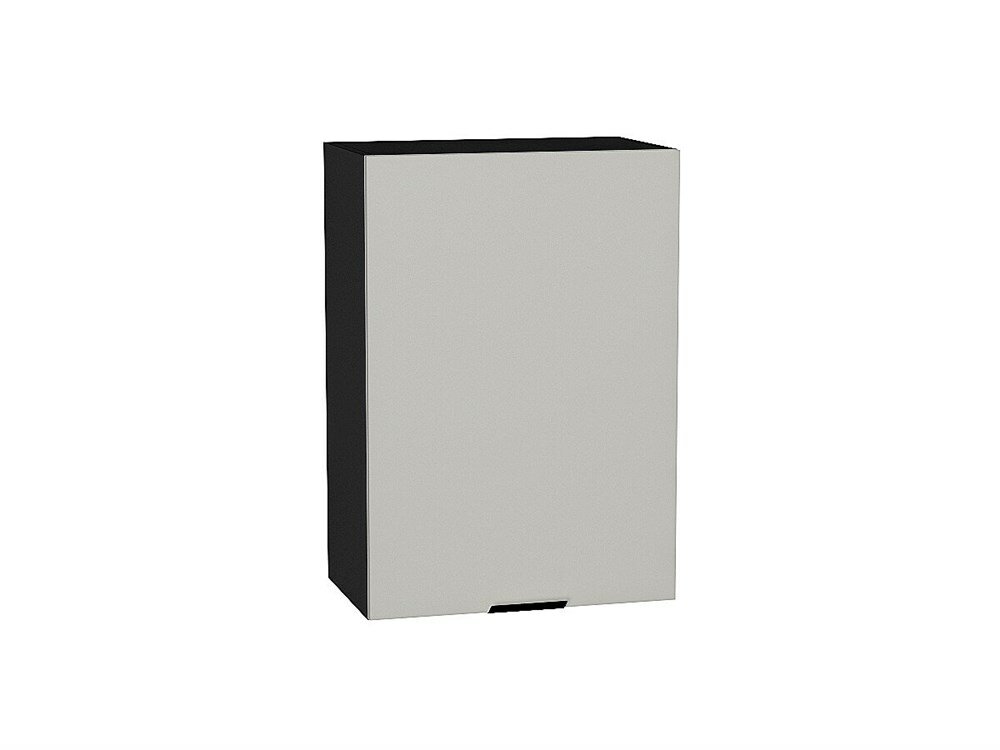 VVT Шкаф верхний с 1-ой дверцей Евро Graphite, Агат, 720, 500 В*Ш*Г 716*500*318, фасад МДФ Агат, корпус Graphite Агат