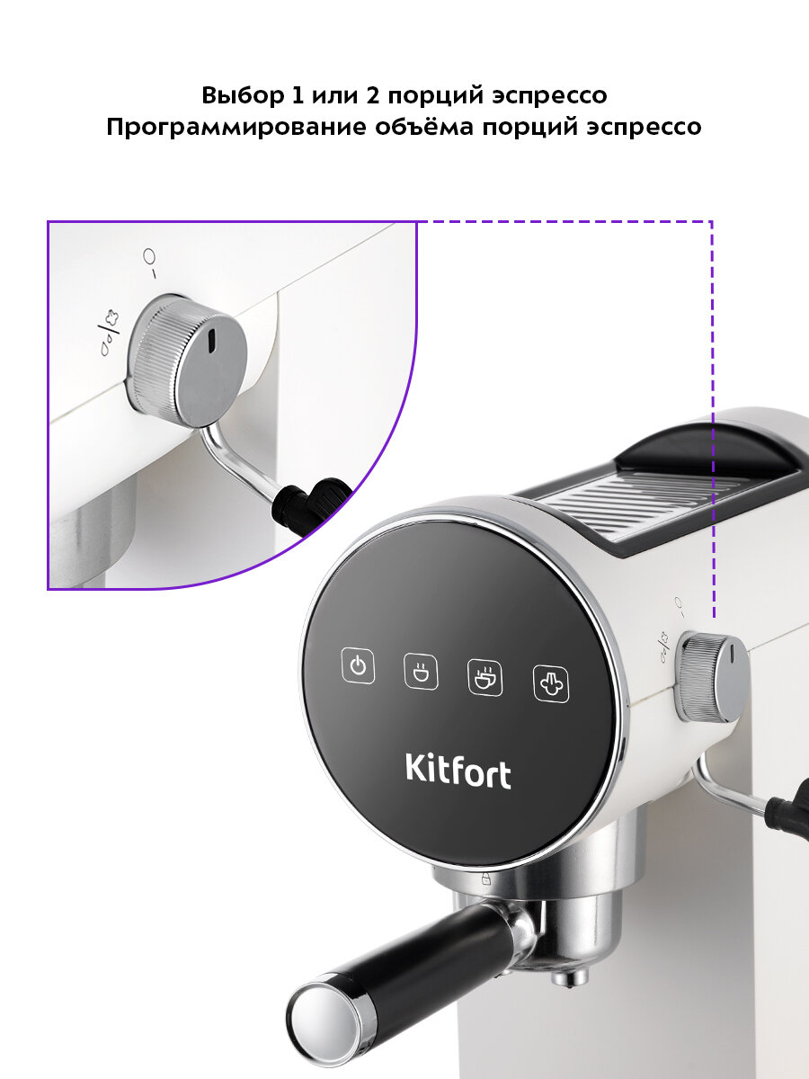 Кофеварка Kitfort КТ-7226 — фото 1