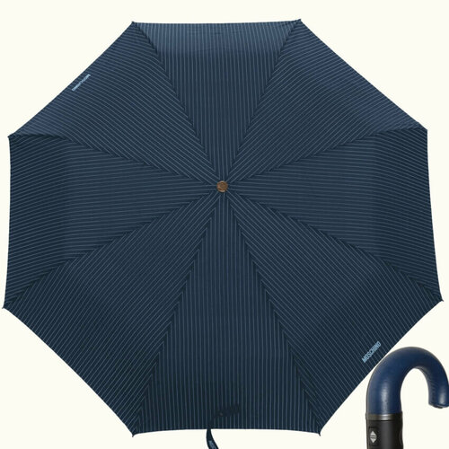 Зонт складной Moschino 8509-2 Pinstripe Topless