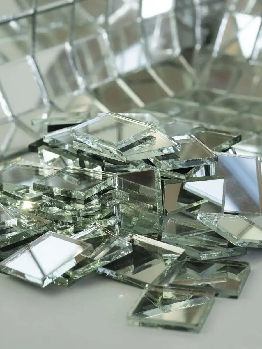 Зеркальная мозаика 15*15мм.150 шт.