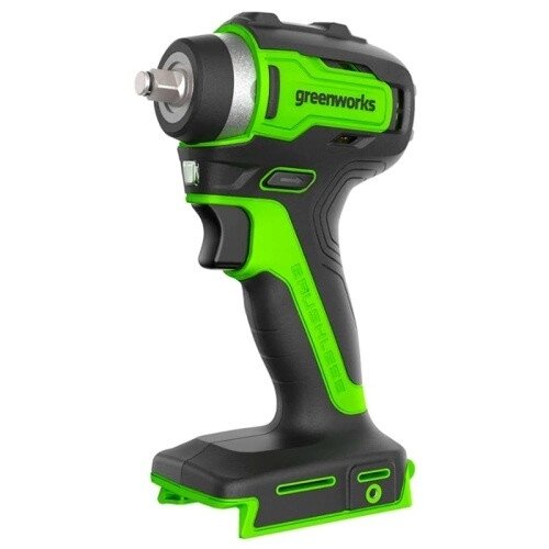 Гайковёрт Greenworks G24IW200 Гайковерт ударный аккумуляторный 24V 200 Нм бесщеточный без АКБ и ЗУ 3803607