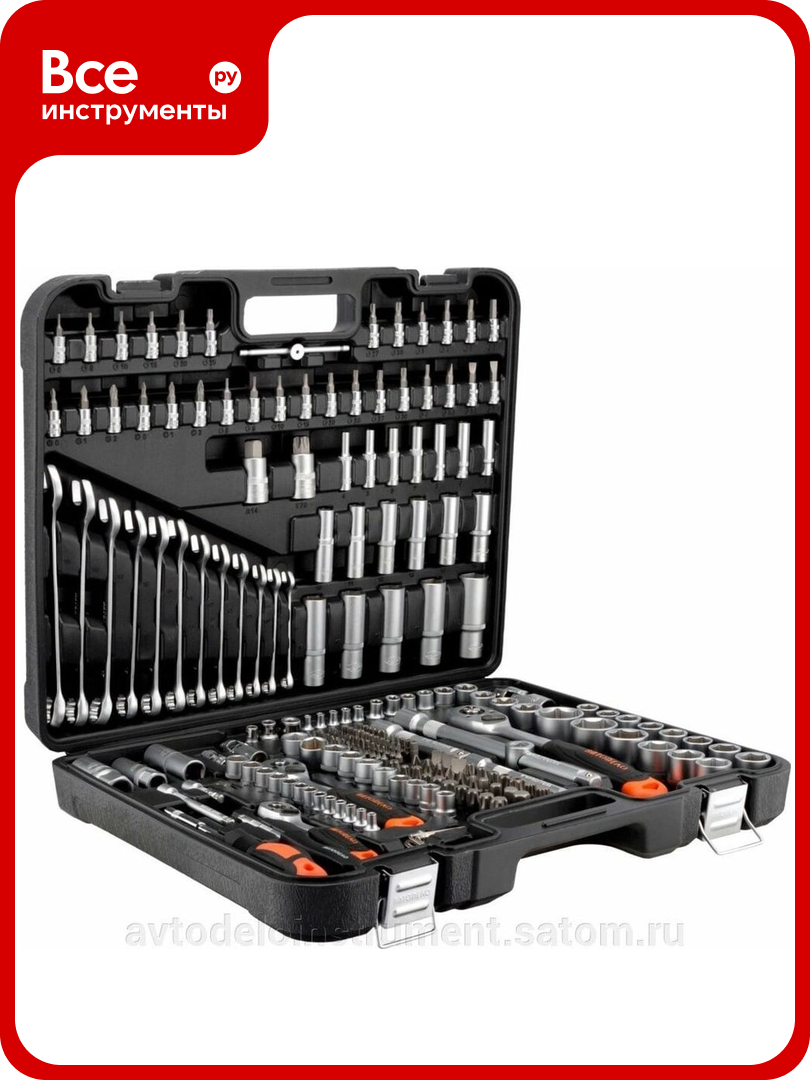 Набор инструмента Автоdело 1/2DR 3/8DR 1/4DR (39926) 216пр. 16300