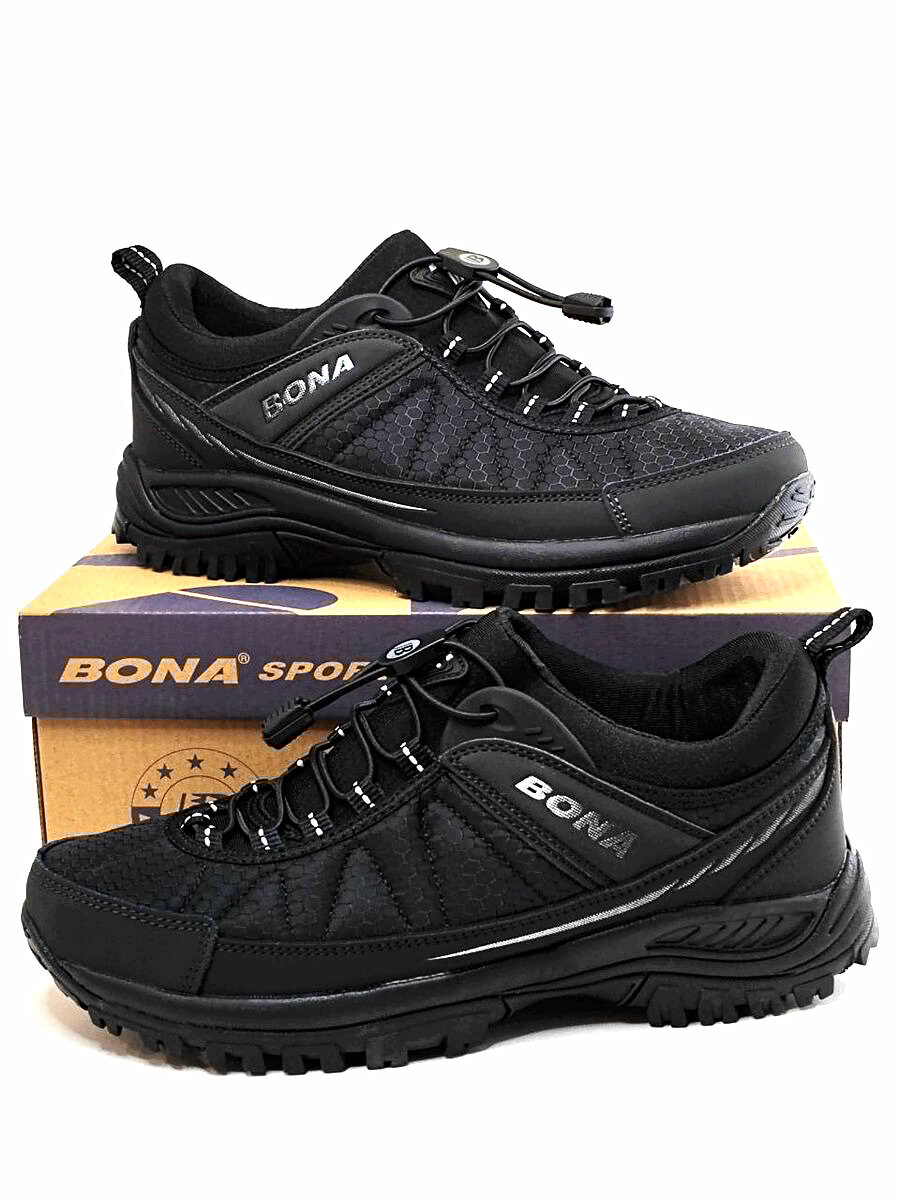 Кроссовки Bona, полнота 6 (RU)/ на среднюю стопу, размер 44, черный