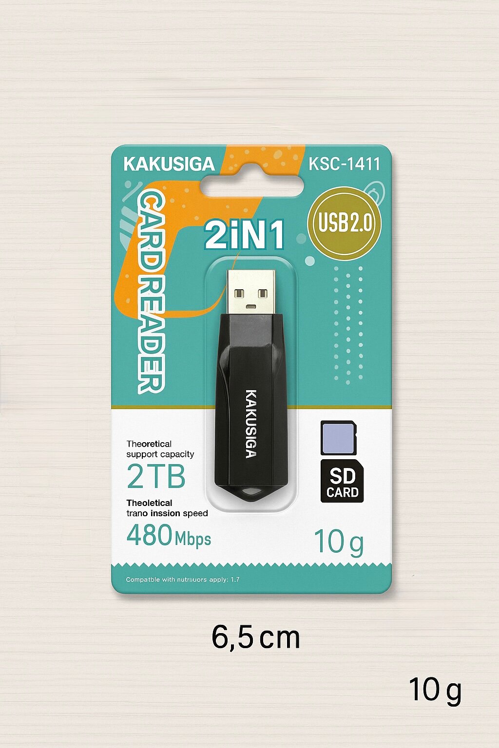 Кардридер kakusiga Premyum, внутренний, 2 в 1, для карт SD, TF, USB 3.0