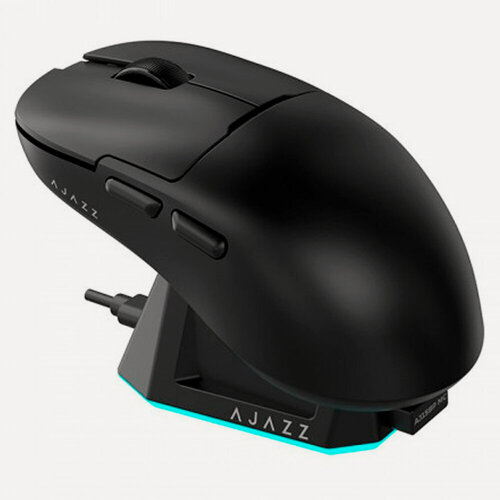 Изображение товара Игровая мышь Ajazz AJ159, беспроводная, для правой руки, 6 клавиш, чёрный