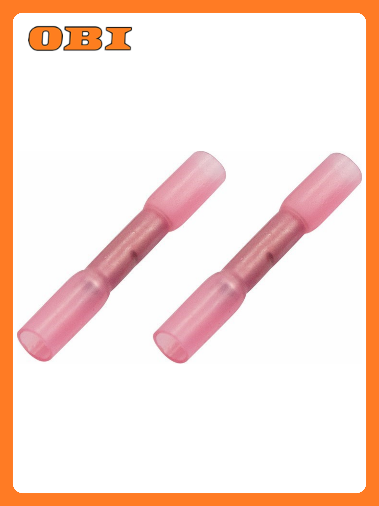 Соединительная гильза изолированная термоусаживаемая L-37 мм 0.5-1 мм² (ГСИ-т 1.0/ГСИ-т 05-10) красная в упак. 10 шт. REXANT