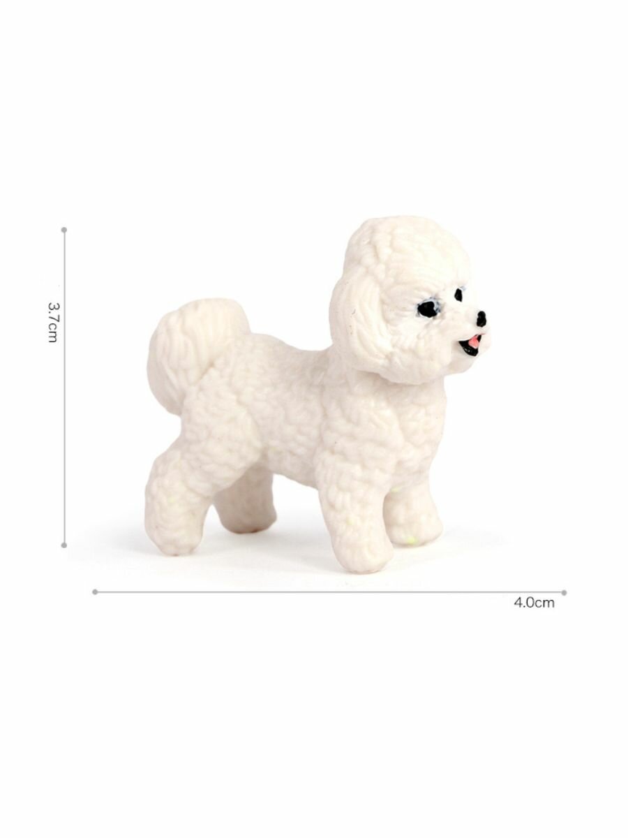 Фигурка собака Бишон фризе