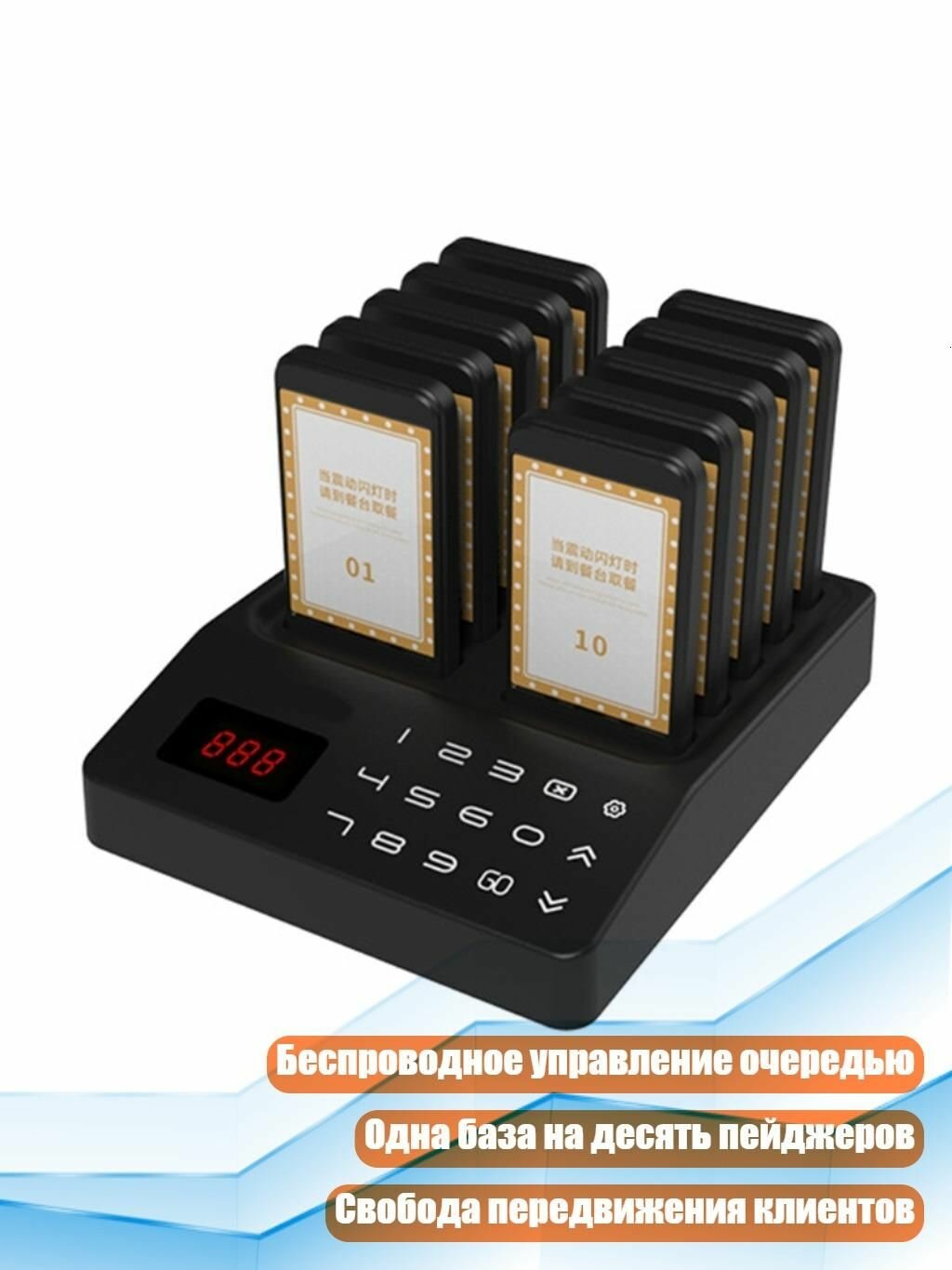 Беспроводная пейджерная система для ресторанов