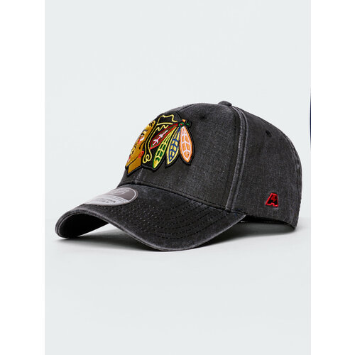 Бейсболка ATRIBUTIKA & CLUB Chicago Blackhawks для мужчин и женщин, размер 55-58, черный