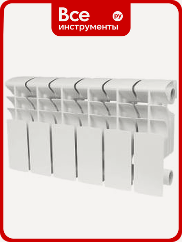 Изображение товара Биметаллический радиатор ROMMER Plus BM 200 12 секций RBM-3210-020012 RG008UKJVL4CVO, представлено