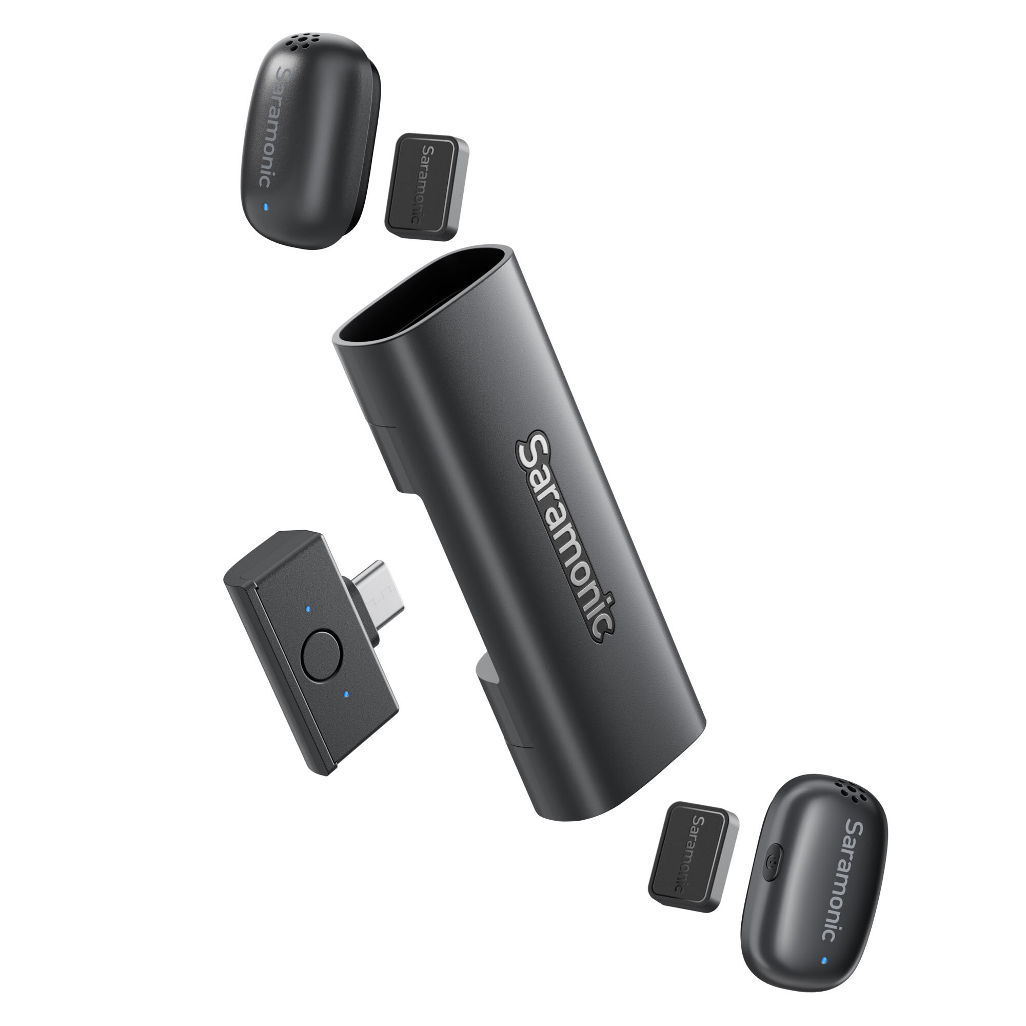 Радиосистема Saramonic Air SE-01 (TX+TX+RX) приёмник + 2 передатчика, для USB Type-C