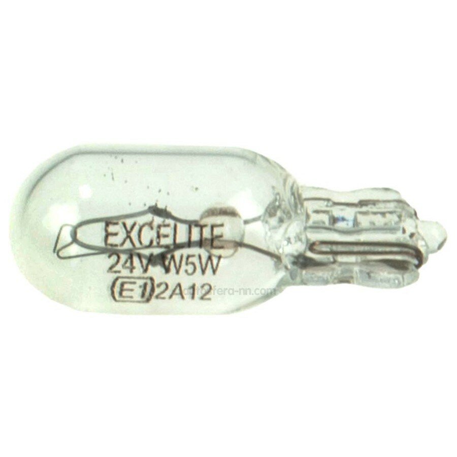 EXCELITE 53300 Лампа накалив 24V 5W W2,1x9,5d б/цок стоп-сигнал повтор габарит (EXCELITE)