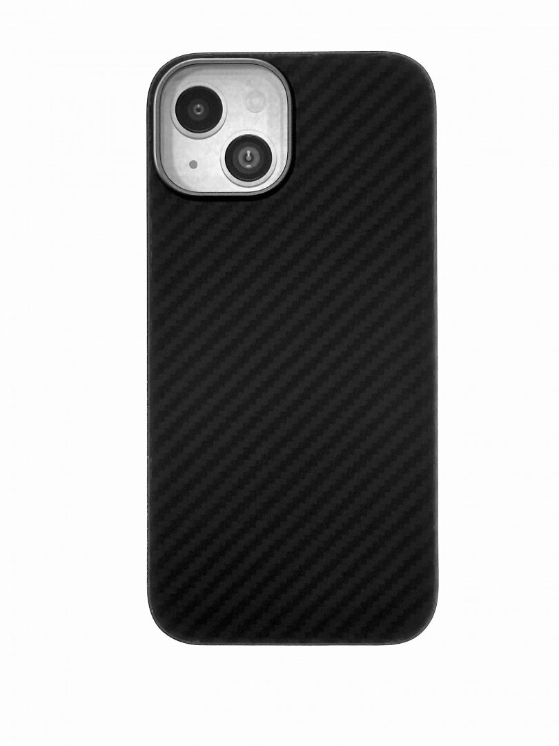Кевларовый чехол KEVLAR CASE для iPhone 14, MagSafe черный