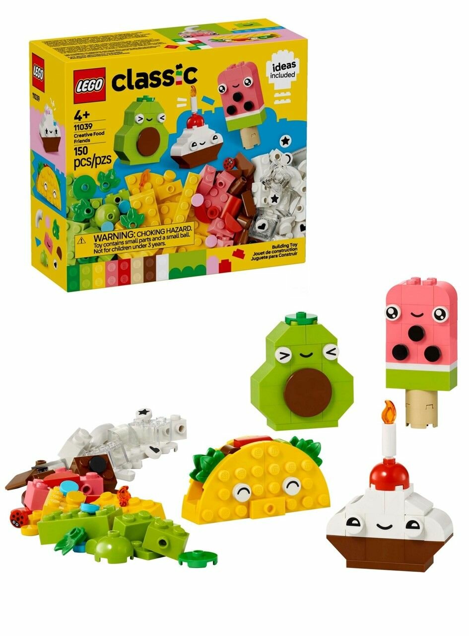 Конструктор LEGO Classic Creative Food Friends (11039), 150 деталей