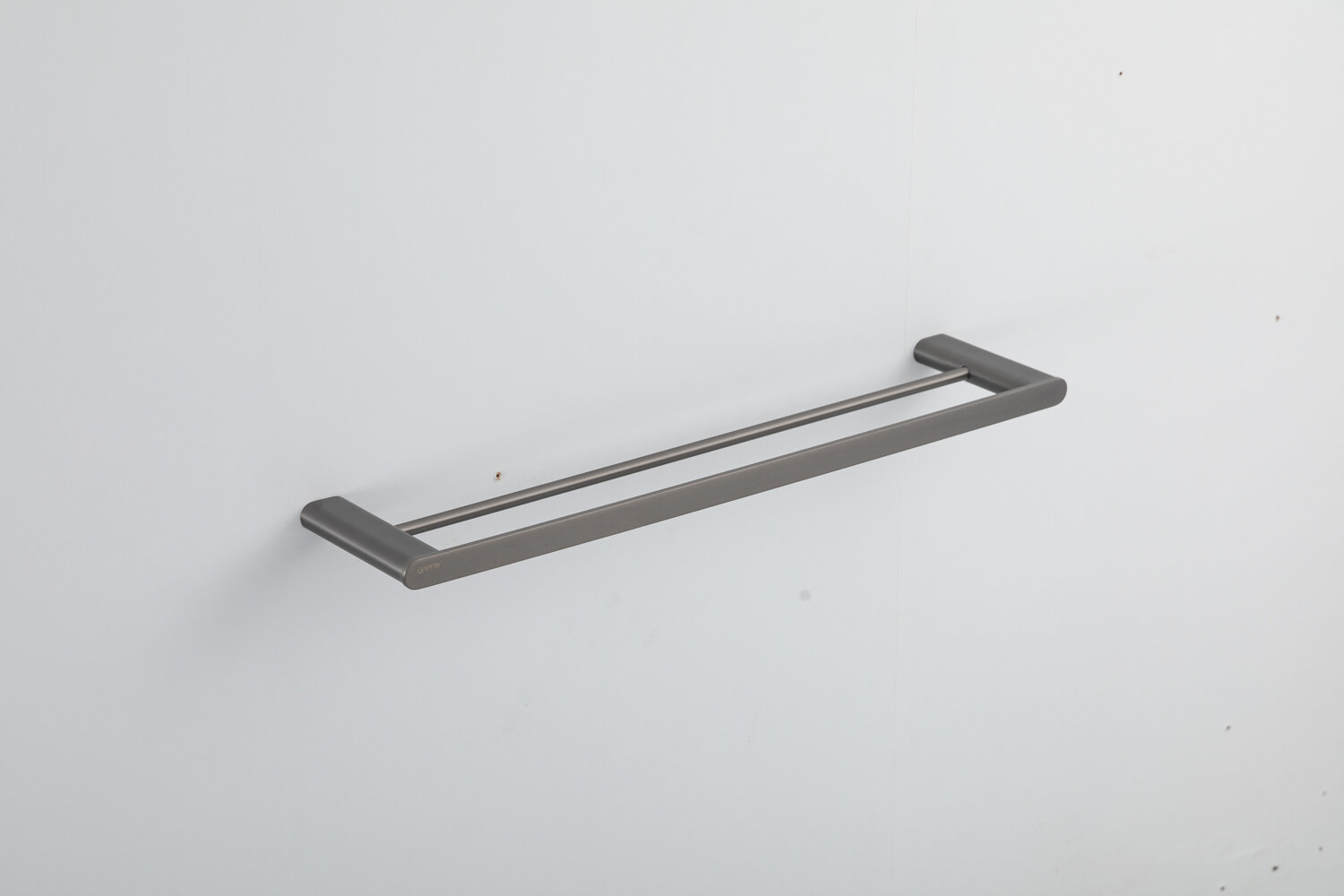 Полотенцедержатель для ванной Gappo G30909-9, двойной, цвет оружейная сталь