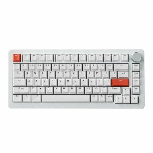 Игровая клавиатура DrunkDeer A75Pro магнитно-механический быстрый запуск белая 22443₽