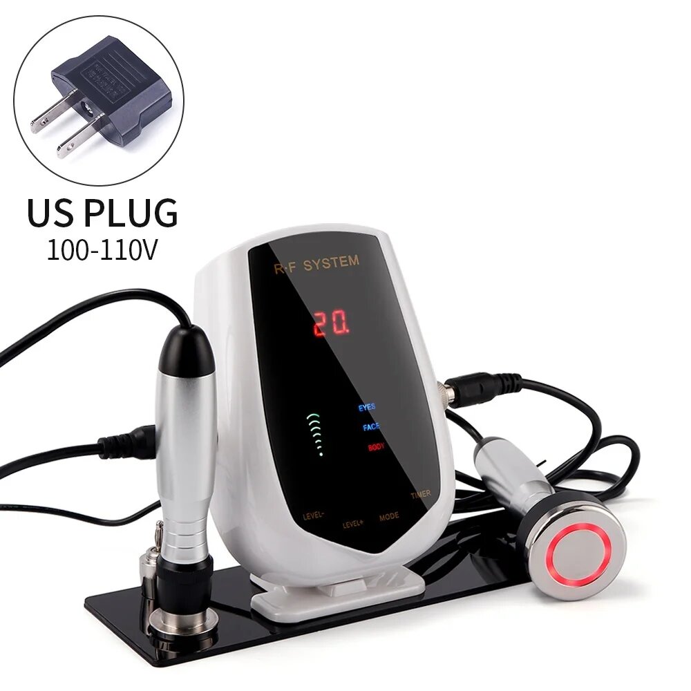 Foreverlily 5 МГц RF триполярный аппарат для лица и тела, US Plug 100-110V