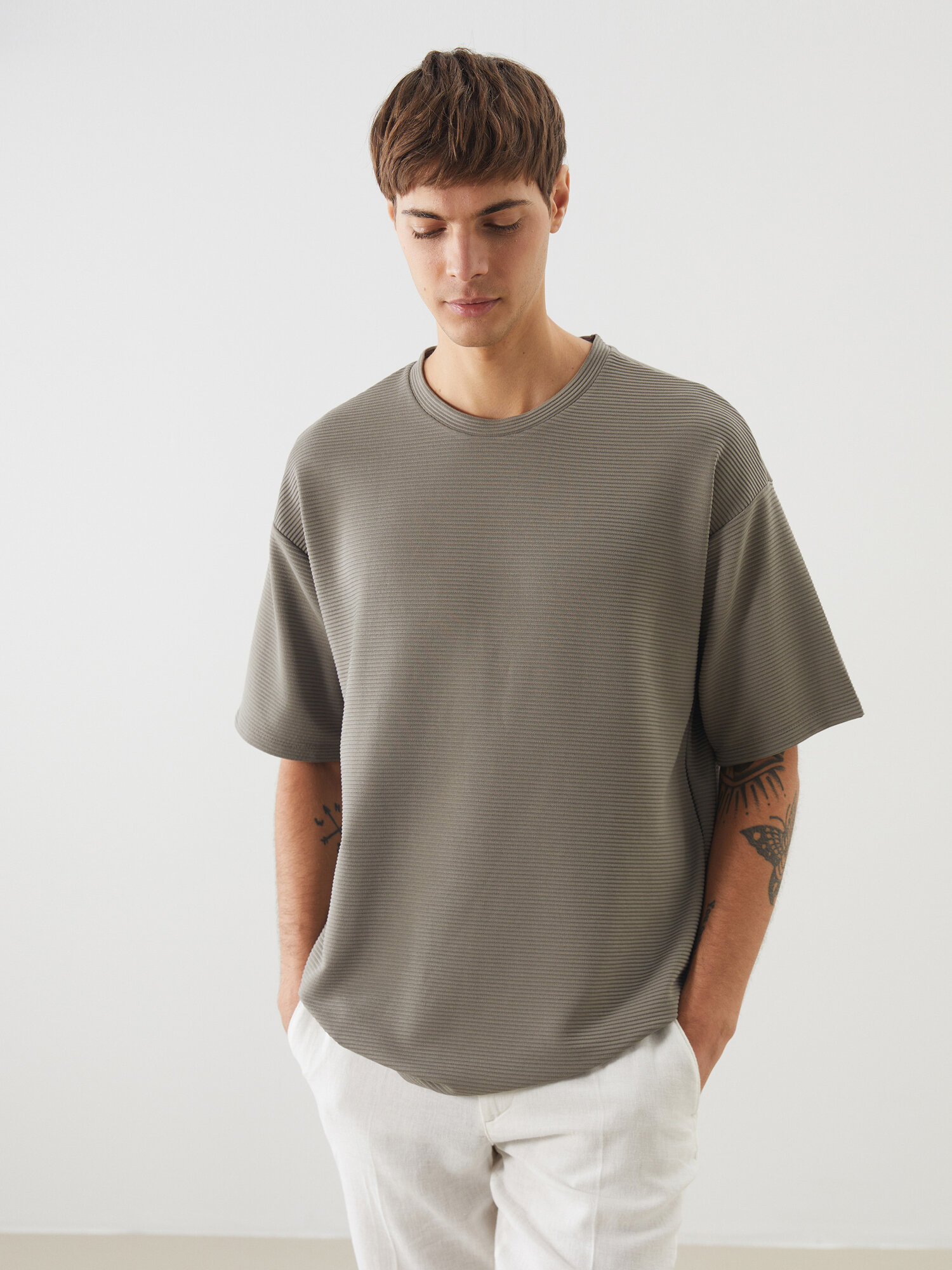 Футболка спортивная LC Waikiki, размер 2XL, olive green