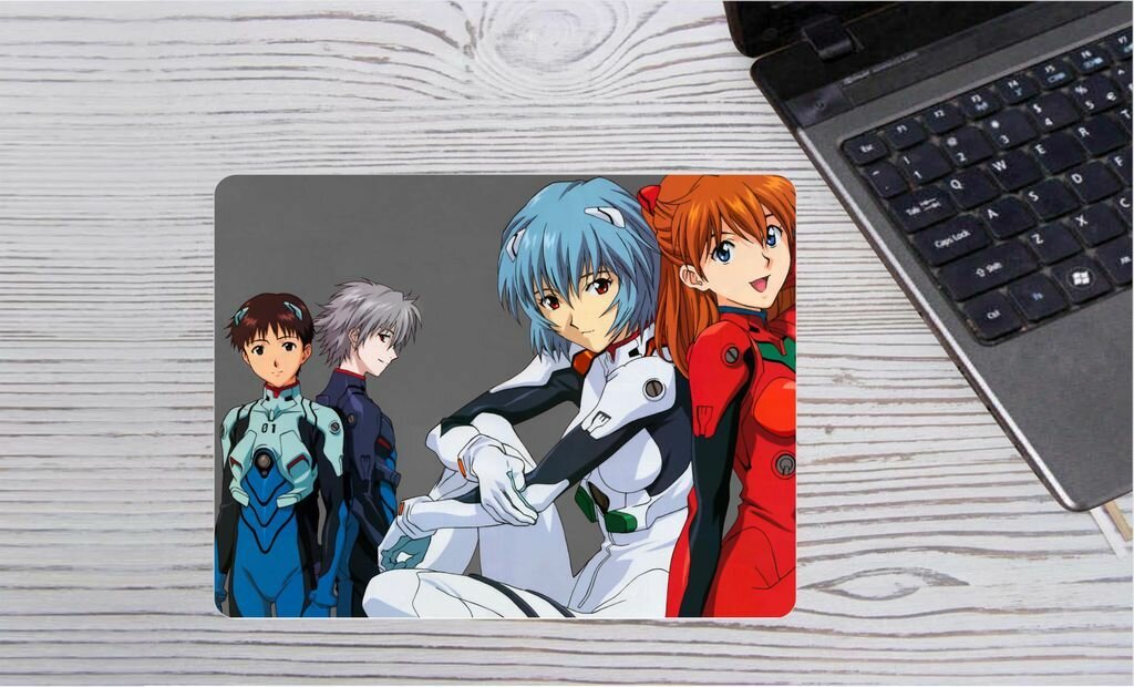 Коврик для мышки игровой 36 на 29 см GOODbrelok Евангелион, Neon Genesis Evangelion №2
