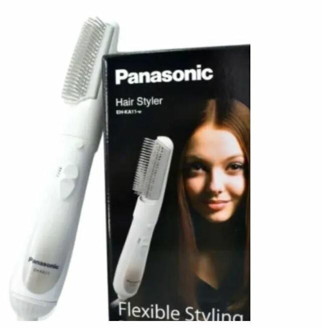 Фен-щетка Panasonic EH-Ka11-W, 650Вт, 3 температуры, 2 скорости, белый