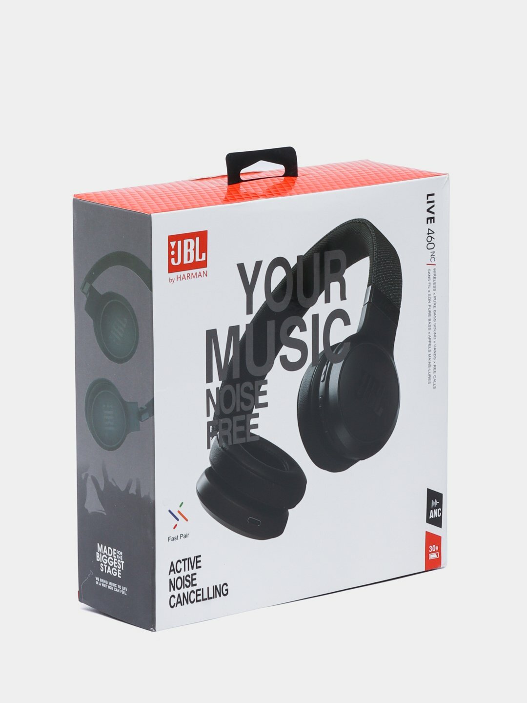 Наушники JBL Live 460NC Lux TWS, Bluetooth, беспроводные, чёрные — фото 1